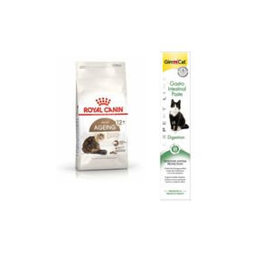 Royal Canin Ageing +12 2 kg Gimcat Gastro Paste 50 gr Yaşlı Konserve Kedi Maması