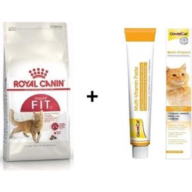 Royal Canin Fit 32 10 kg Kuru Kedi Maması+100 gr Gimcat Multivitamin