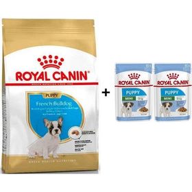 Royal Canin French Bulldog 3 kg Yavru Köpek Maması + 2 Adet Hediye Yaş Mama