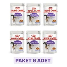 Royal Canin Jelly Sterilised Kısırlaştırılmış 6x85 gr Yaş Kedi Mama