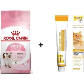 Royal Canin Kitten 2 kg Yavru Kuru Kedi Maması + Gimcat 100 gr Multivitamin