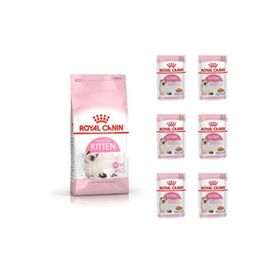 Royal Canin Kitten 4 kg Yavru Kedi Maması + 6 Adet Yaş Mama