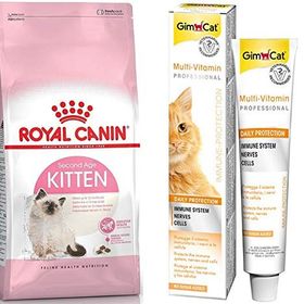 Royal Canin Kitten Yavru 2 kg Kedi Maması + Gimcat Multivitamin 20 gr (Original) Kedi Ödülü