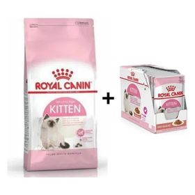 Royal Canin Kitten Yavru Kedi Maması 4 kg + 12 Adet Yaş Mama