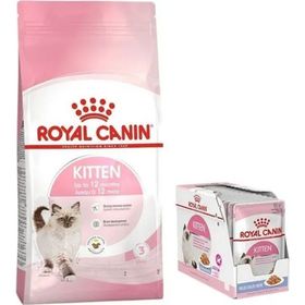 Royal Canin Kitten Yavru Kuru Kedi Maması 10 kg + Royal Canin 12x85 gr Kitten Instinctive Gravy Yaş Kedi Maması