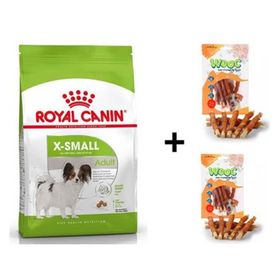 Royal Canin Küçük Irk 3 kg Köpek Maması + Wooc 2x80 gr Ödül