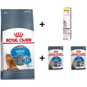 Royal Canin Light Weight 1.5 kg Kedi Maması + Rc 2x85 gr Yaş Mama + Gimcat 20 gr Malt