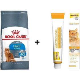Royal Canin Light Weight 8 kg Kedi Maması + Gimcat 100 gr Multivitamin