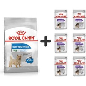 Royal Canin Light Weight Care 3 kg Köpek Maması + 6 Adet Yaş Mama