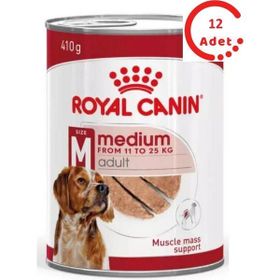 Royal Canin Loaf Mousse 12x410 gr Orta Irk Ezme Yetişkin Köpek Konserve Maması