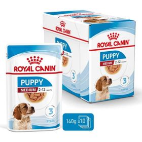 Royal Canin Medium Puppy Gravy Pouch 10x140 gr Orta Irk Yavru Köpek Yaş Maması