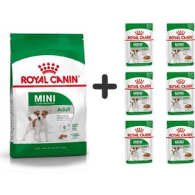 Royal Canin Mini Adult 4 kg Köpek Maması + 6 Adet Yaş Mama