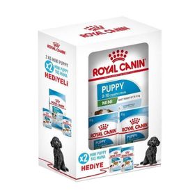 Royal Canin Mini Puppy 2 kg Küçük Irk Yavru Köpek Maması + 2 Adet Yaş Mama