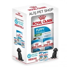 Royal Canin Mini Puppy 2 kg Yavru Köpek Maması + Mini Puppy 2 Adet Yaş Maması