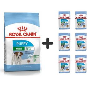 Royal Canin Mini Puppy 4 kg Yavru Köpek Maması + 6 Adet Yaş Mama