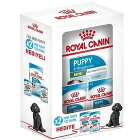 Royal Canin Mini Puppy Küçük Irk 2 kg Yavru Köpek Maması + 2 Adet Gravy Yaş Mama