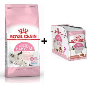 Royal Canin Mother Babycat 4 kg Yavru Kuru Kedi Maması + 12 Adet Yaş Mama