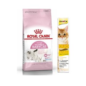 Royal Canin Mother&Baby Kitten Yavru 2 kg Kedi Maması + 50 gr Gimcat Duo Paste Peynirli Multi Vitamin