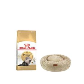 Royal Canin Persian 2 kg Yetişkin Kuru Kedi Maması + Luxe Donut Kahve Yatak