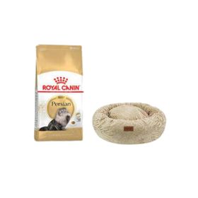 Royal Canin Persian 2 kg Yetişkin Kuru Kedi Maması + Luxe Donut Kahve Yatak