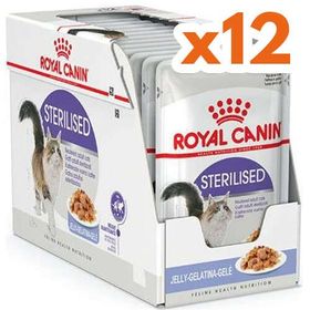 Royal Canin Pouch Jelly Sterilised Kısırlaştırılmış 12x85 gr Yaş Kedi Maması