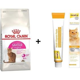 Royal Canin Savour Exgent 10 kg Kuru Kedi Maması ve Gimcat 100 gr Multi Vitamin