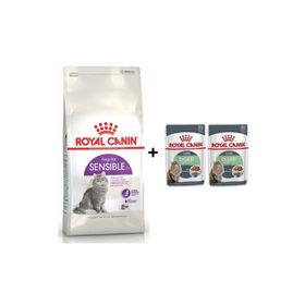 Royal Canin Sensible 33 2 kg Kuru Kedi Maması + 2 Adet Yaş Mama