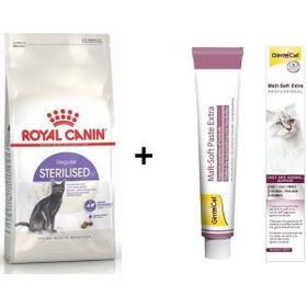 Royal Canin Sterilised 10 kg Kısır Kedi Maması + Gimcat 100 gr Malt
