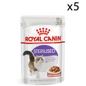 Royal Canin Sterilised Gravy Soslu Pouch 5x85 gr Kısır Kedi Yaş Maması