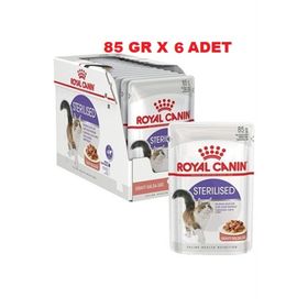 Royal Canin Sterilised Gravy Soslu Pouch 6 x 85 gr Kısır Kedi Yaş Maması