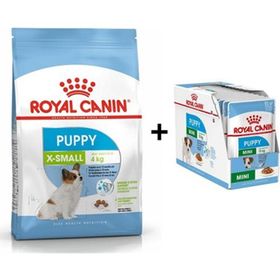 Royal Canin X-Small Küçük Irk 3 kg Köpek Maması + 12 Adet Yaş Mama