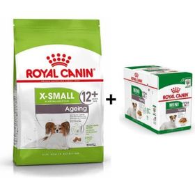 Royal Canin Xsmall Ageing +12 1.5 kg Köpek Maması + 12 Adet Yaş Mama