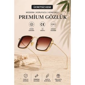 Royal Eyewear EX657 Gold Black Unisex Güneş Gözlüğü