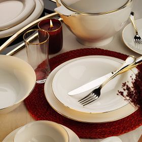 Royal London Amanda Gold 60 Parça 12 Kişilik Yemek Takımı