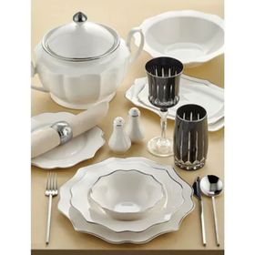 Royal London Diana Silver 60 Parça 12 Kişilik Çeyiz Yemek Takımı