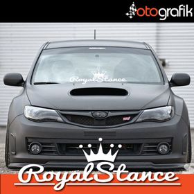 Royal Stance Ön Cam Oto Sticker