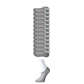 Royaleks 12 Çift Gri Erkek Görünmez Çorap
