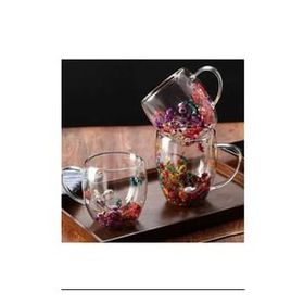 Royaleks 1385 250 ML 1 Adet Büyük Cidarlı Çiçekli Bardak