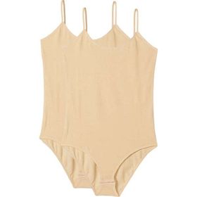 Royaleks 2 Adet Ten İp Askılı Kadın Çıtçıtlı Body