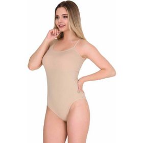 Royaleks 2081B Ten İp Askılı Kadın Çıtçıtlı Kancalı Body