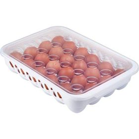 Royaleks 24'lü Beyaz Yumurta Kapalı Saklama Kabı