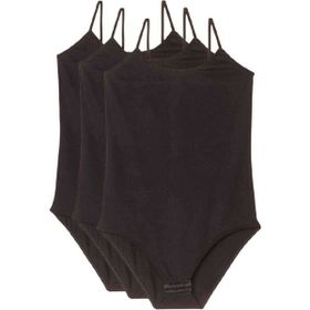 Royaleks 3 Adet İp Askılı Siyah Kadın Çıtçıtlı Body