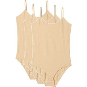 Royaleks 3 Adet İp Askılı Ten Kadın Çıtçıtlı Body
