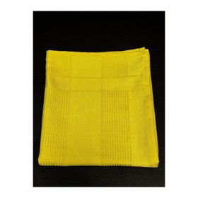 Royaleks 42x68 cm Sarı Dekoratif Cam Bezi