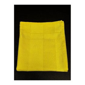 Royaleks 42x68 cm Sarı Dekoratif Cam Bezi