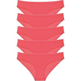 Royaleks 5 Adet Süper Eko Set Likralı Kadın Fuşya Slip Külot