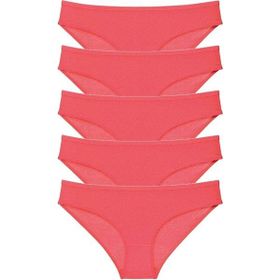 Royaleks 5 Adet Süper Eko Set Likralı Kadın Fuşya Slip Külot