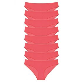 Royaleks 8 Adet Fuşya Süper Eko Set Likralı Kadın Slip Külot