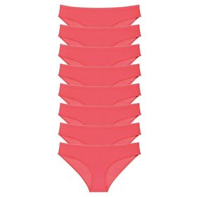 Royaleks 8 Adet Fuşya Süper Eko Set Likralı Kadın Slip Külot
