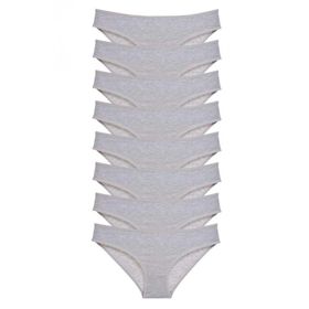 Royaleks 8 Adet Gri Süper Eko Set Likralı Kadın Slip Külot